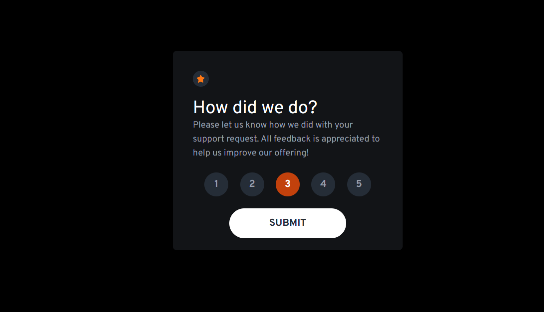 Interactive Rating App
