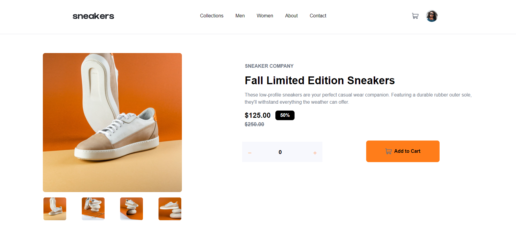 E-Commerce Page