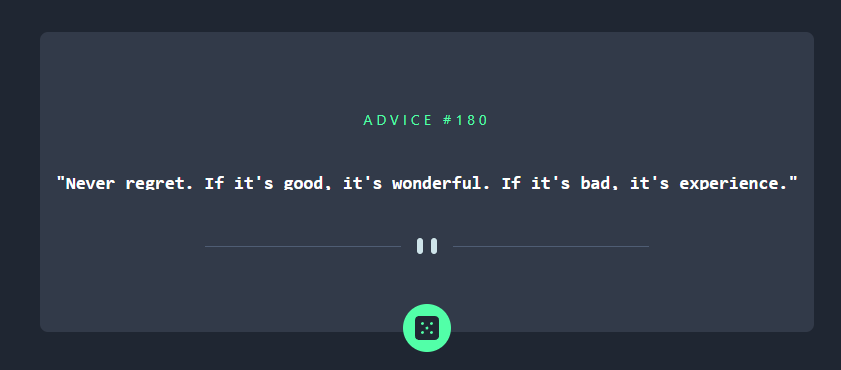 Advice Generator App